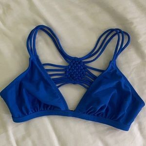Blue Bikini Top